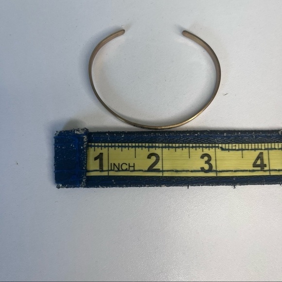 Hustle Personalized Cuff Bracelet Gold. Empower Inspire Women Empowerment - Picture 4 of 4